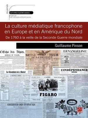 cover image of Culture médiatique francophone en Europe et en Amérique du Nord